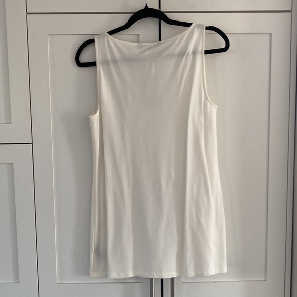 NWT Lauren Ralph Lauren Sleeveless Tunic with Side Lacing and Slit Size S - Picture 7 of 7